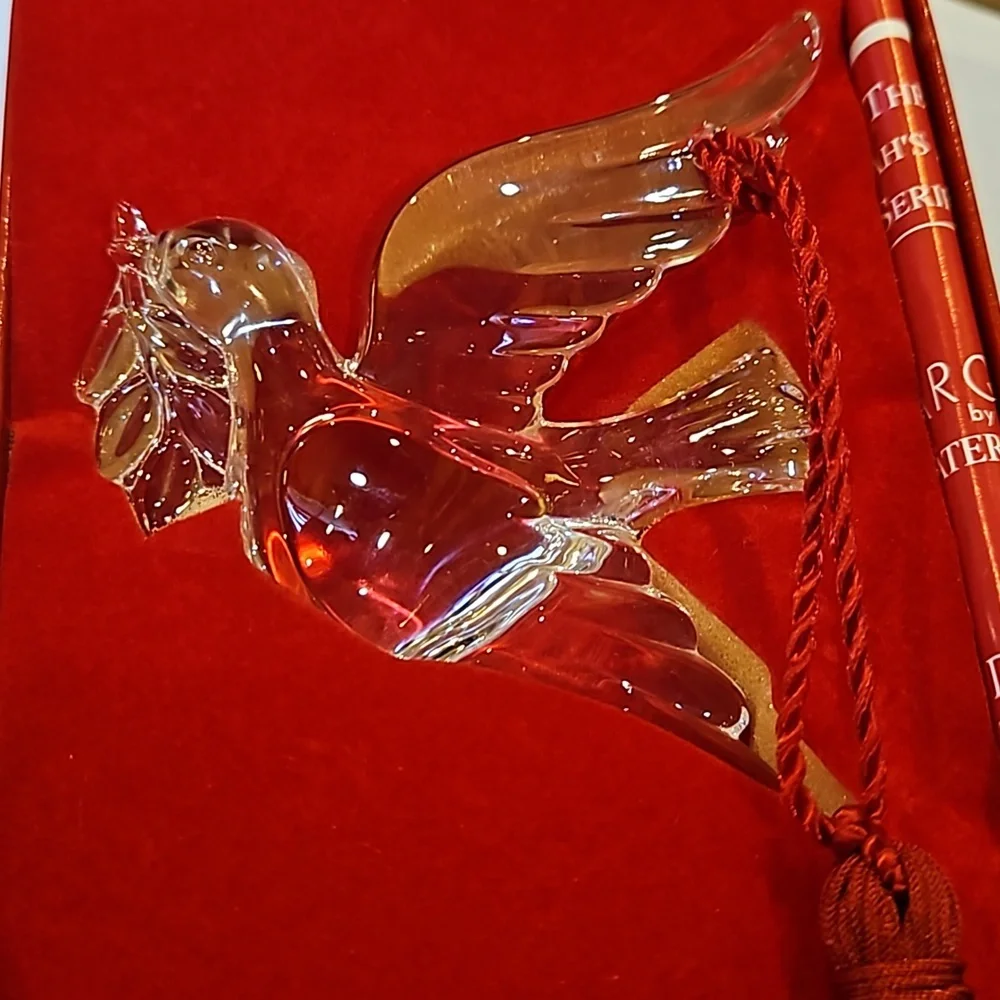 NWT WATERFORD MARQUIS DOVE CRYSTAL NOAHS ARK NIB‎